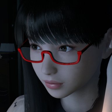 Assets - Under rim square glasses | Virt-A-Mate Hub