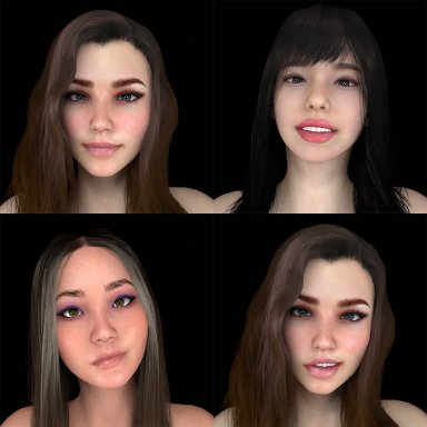 AshAuryn's Facial Expression Creator Tools - Smiles Pack