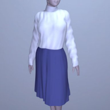 Clothing - Sweater & Skirt | Virt-A-Mate Hub